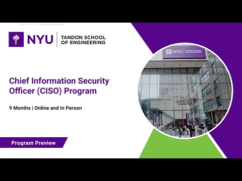 Course Preview: Chief Information Security Officer (CISO) Program at NYU |  | Emeritus 