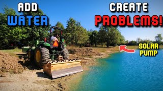 Pond "Problem" - The Solar Powered Well Pump is to Blame!