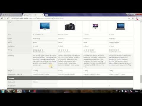 Opencart - Compare to Similar Items