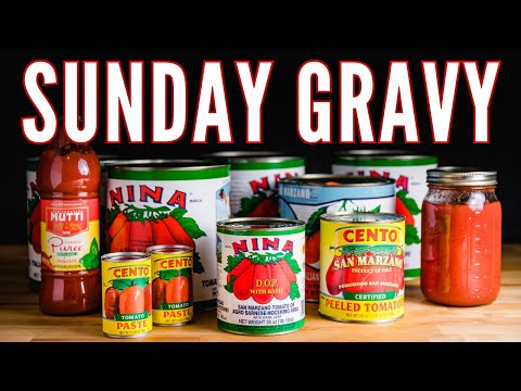 How to Make Amazing Sunday Sauce (Gravy) with Italian Sausages and Pork