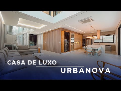 CASA DE LUXO COM 4 SUÍTES À VENDA EM CONDOMÍNIO FECHADO – URBANOVA– SÃO JOSÉ DOS CAMPOS-SP