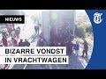 Schokkend: truck blijkt vol migranten te zitten