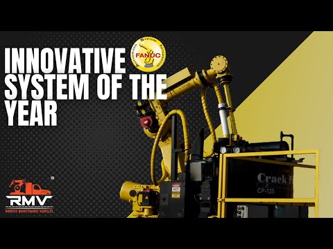 Robotic crack sealer Video