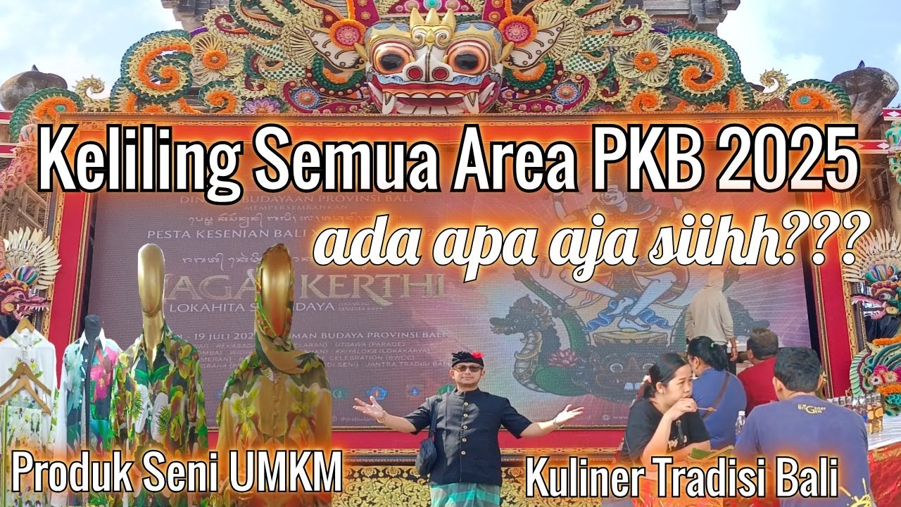 Let's go to PKB‼️Bali Arts Festival Tour | Bali Art Festival 2025