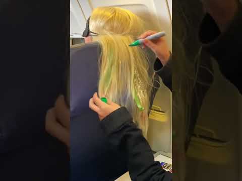Rude girl on plane gets karma! 😱 #airportmadness #skit
