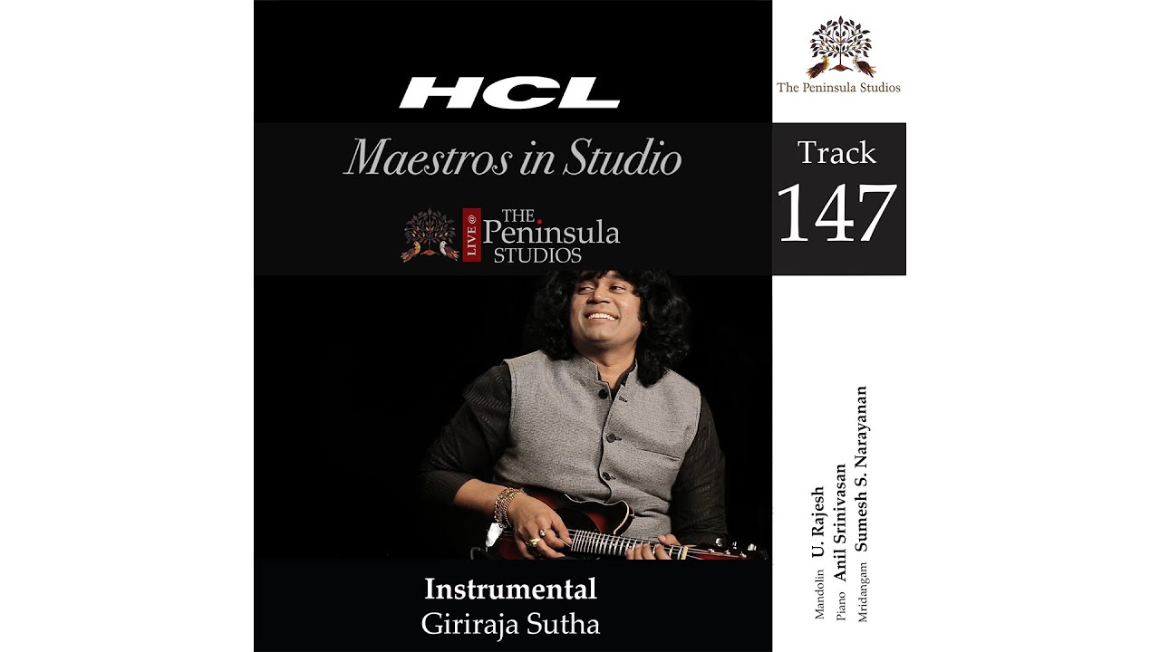 Giriraja Sutha | U Rajesh | Mandolin | Carnatic Music | Maestros In Studio |@ThePeninsulaStudios