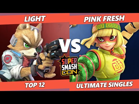 SSC Fall Fest Top 12 - Light (Fox) Vs. Pink Fresh (Min-Min) SSBU Ultimate Tournament