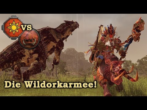 Die Wildorkarmee vs Echsenmenschen - Total War: Warhammer 2 deutsch