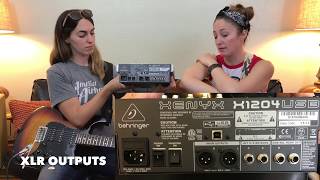 Video thumbnail for Amelia Airharts - Behringer Xenyx X1204USB Review - Our Favorite Mixer by Amelia Airharts Music