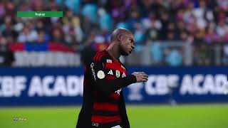 B4H14 X FL4M3NG0 40 V1V0 C0M 1M4G3NS | JOGO DE HOJE| pes 21 Gameplay ps4