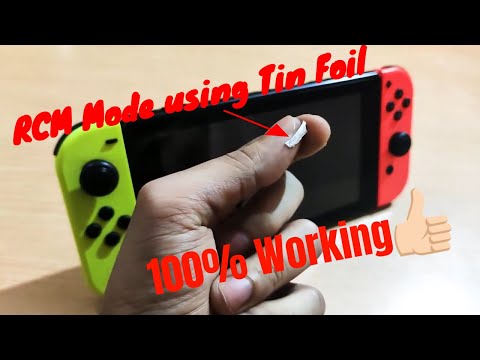 DIY Rcm Rig - Get into Nintendo switch recovery mode using a Tin Foil