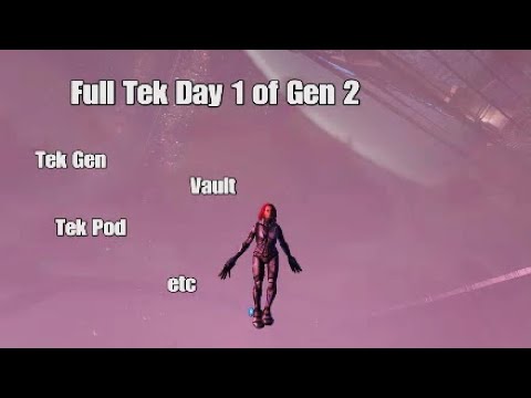 Getting Tek Day 1 from Gen 2 drops - Ark Official Small Tribes - Solo Series
