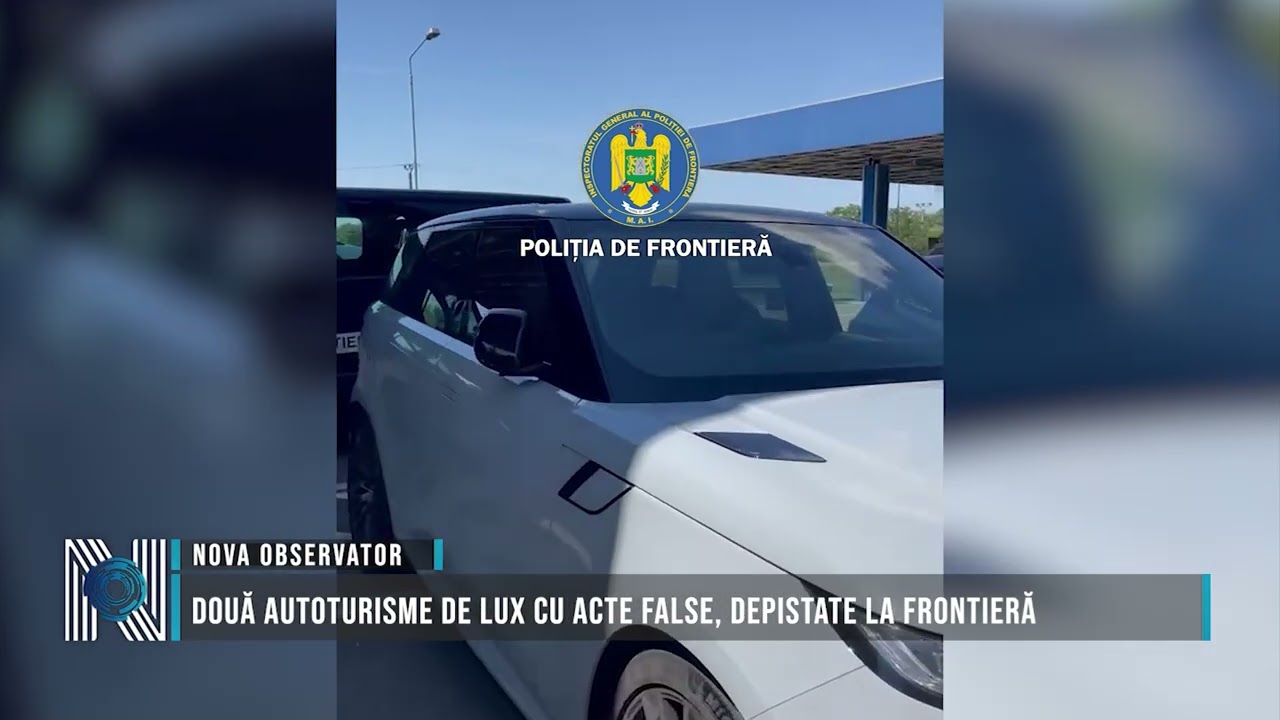 Două autoturisme de lux cu acte false, depistate la frontieră