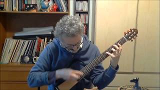 Björk - Pagan Poetry - solo fingerstyle guitar