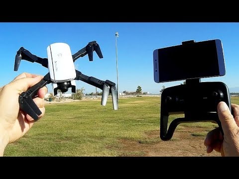 1808 Falcon Good Cheap Beginners FPV Camera Drone Flight Test Review