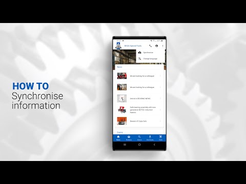 BEGA - App - How to synchronise information