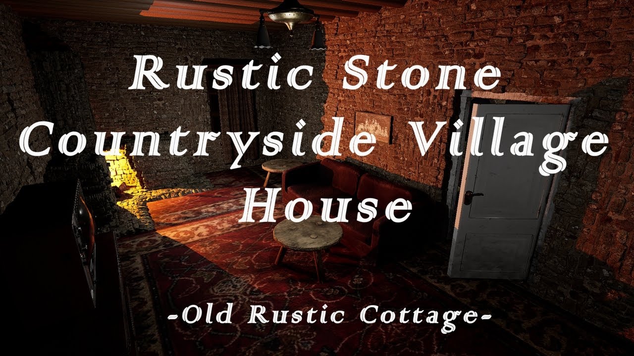 Casa di Villaggio Rustico in Pietra di Campagna 6 Vani Modello 3D