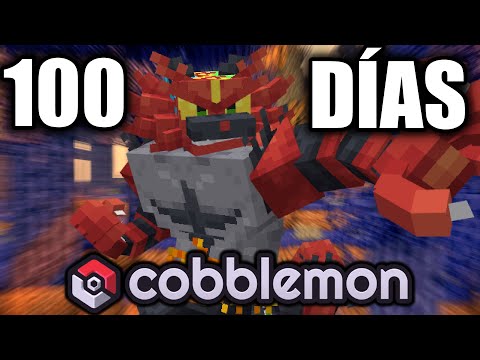 Sobreviví 100 DÍAS en Minecraft POKÉMON siendo LÍDER de GIMNASIO de TIPO SINIESTRO (Cobblemon 1.7 )