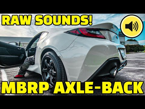 2023 SUBARU BRZ | MBRP Axle-Back Exhaust Raw Sounds | Multiple POV