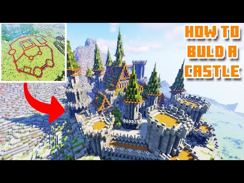 How to Build a Minecraft Castle! -Step by Step Guide!