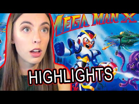 FIRST TIME PLAYING MEGA MAN X HIGHLIGHTS (FULL GAME)