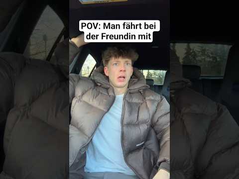 Wenn man bei der Freundin im Auto mifahren muss 😱 😨 #hilfe #freundin #automobile