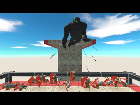 Jump Attack on Romanus - Animal Revolt Battle Simulator