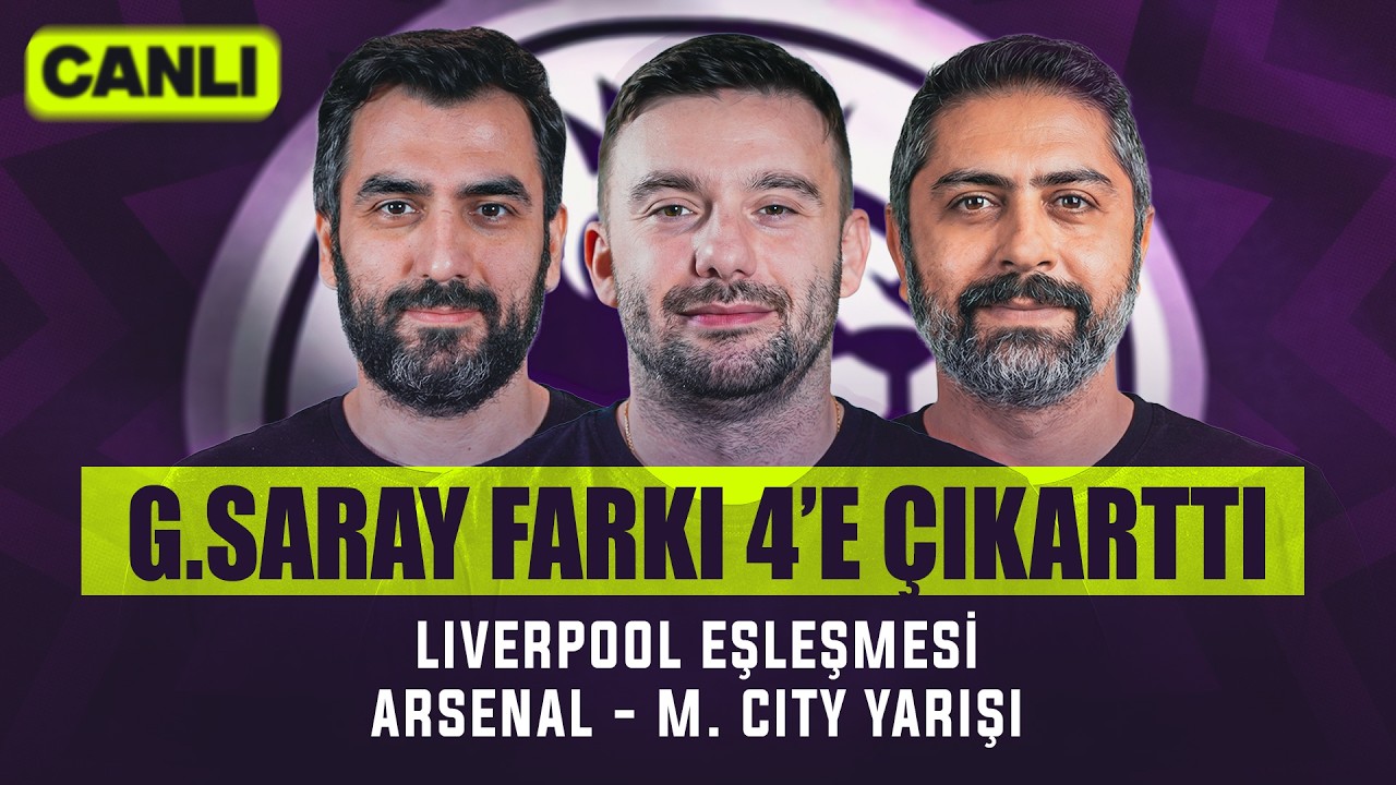 İngiliz Çayı yayında: GS Farkı 4’e Çıkardı, Rakip Liverpool, Arsenal ile City'nin Kıyasıya Yarışı