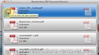 PDF Password & Restriction Remover | How to Unlock encrypted PDF files on Mac ?
