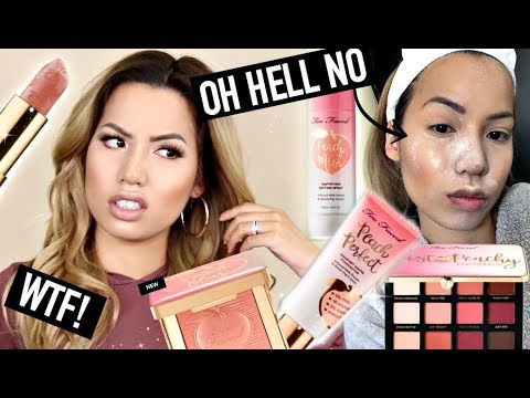 WTF IS THIS?! | TOO FACED PEACHES & CREAM FULL COLLECTION REVIEW