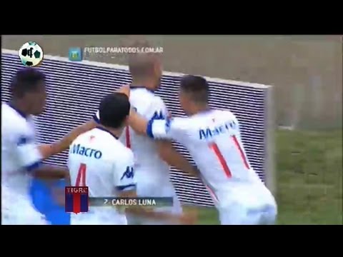 Gol Carlos Luna - Tigre 1 Vs Rosario Central 1 - Primera División 2014