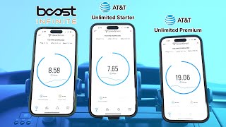 Boost Infinite vs. AT&T Speed Test! (Network Priority Test)