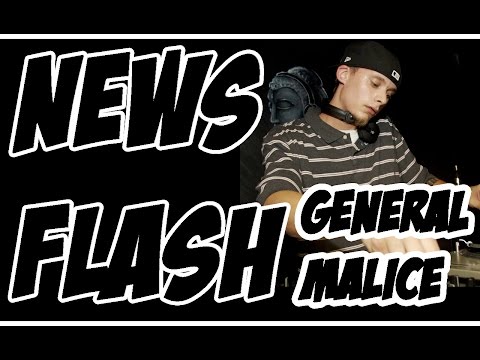 GENERAL MALICE IN A SERIOUS CAR CRASH ( DRUM N BASS NEWS FLASH !!  )