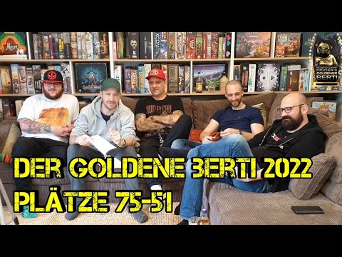 Der Goldene Berti 2022 - Plätze 75-51 - Boardgame Digger Communitypreis - Top 100 Spiele
