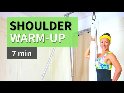 Aerial Silks Conditioning SHOULDER WARM-UP | Meg Aerial Fitness