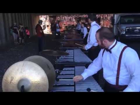 UMass Drumline 2014: Spain - Pit Keyboards - Sep 27, 2014