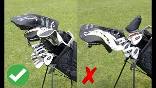 How to Properly Setup Your Golf Bag