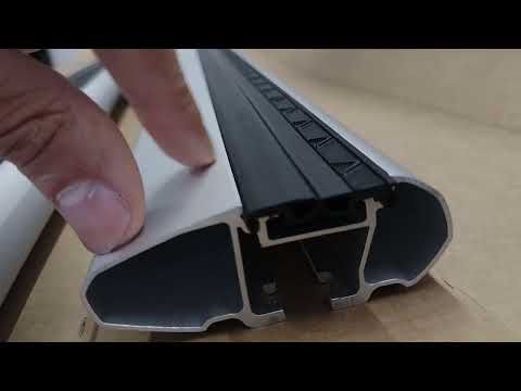 Dica de instalação da Barra Thule Wingbar Evo - Separando as borrachas