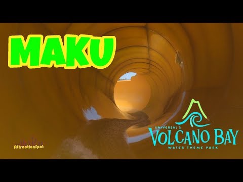 Maku Round Raft Slide 60 FPS (HD POV) Universals Volcano Bay Water Theme Park