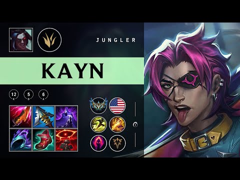 Kayn Jungle vs Fiddlesticks - NA Challenger Patch 25.22