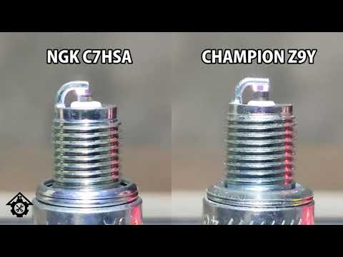 NGK C7HSA vs Champion Z9Y Spark Plugs for Mio Spin Supra Fit