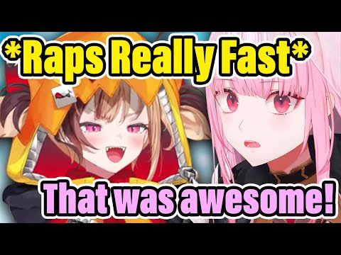 Calli Wanted to Hear Gigi Rap but Wasn't Expecting Her Insane Speed Calli Wanted to Hear Gigi Rap but Wasn't Expecting Her Insane Speed