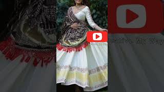 White Chaniya Choli Ideas❤️#shorts #youtubeshortsindia #navratri #garba #trending #youtubeshorts