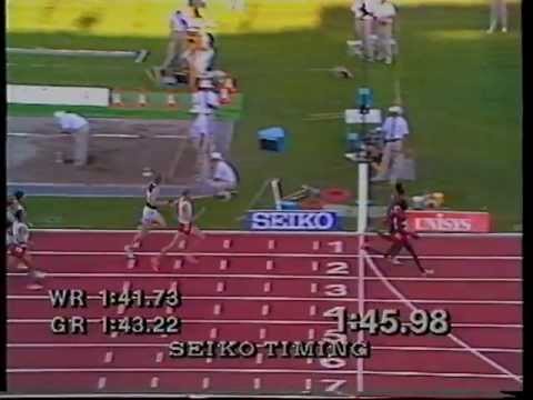 800m Final Men - Commonwealth Games, Auckland, NZ 1990