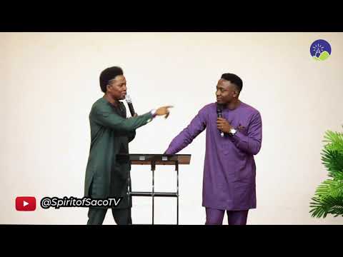 Saco and Mc martins at the Unusual sunday |The Radiating church Abeokuta. #Laugh