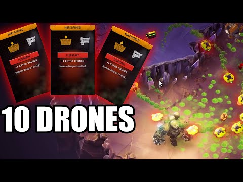 The LUCKIEST build: 10 DRONES - HUGE damage