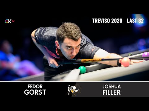 Last 32 - Joshua Filler (GER) vs Fedor Gorst (RUS)｜2022 EuroTour Treviso 9-Ball Open 男子歐巡賽-特雷維索公開賽