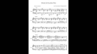 ☆ Gloria In Excelsis Deo Christmas Weihnachten Engel - Angels We Have Heard - Piano Free Sheet Noten