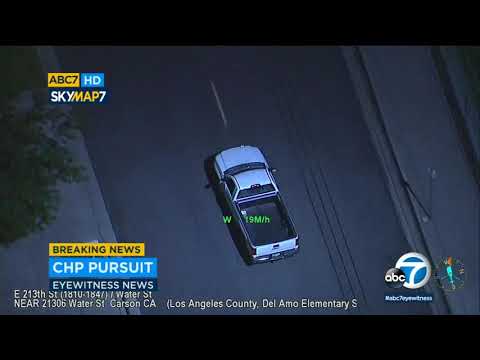 Police chase suspect through Lakewood, Long Beach | ABC7