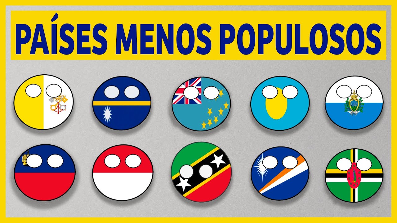 CONHEÇA OS 10 PAÍSES MENOS POPULOSOS DO MUNDO